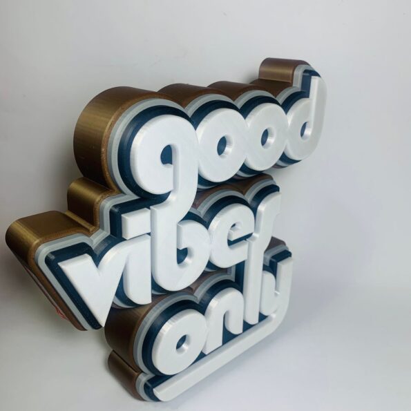 brcprint good vibe sculpture